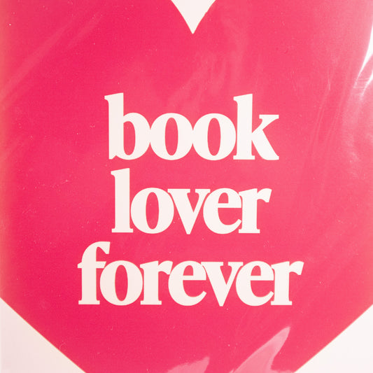 Book Lover Forever Wall Art Print
