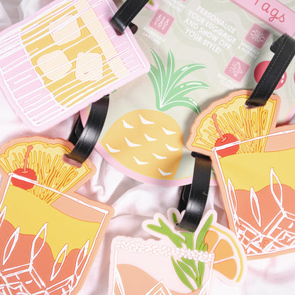 Tropical Drink Luggage Tags