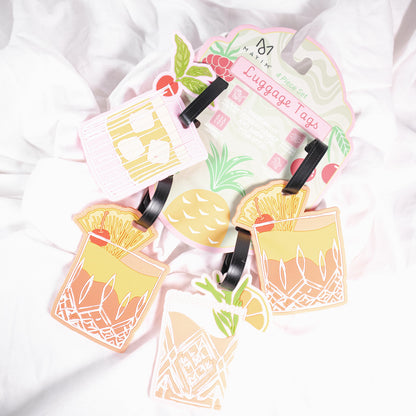 Tropical Drink Luggage Tags