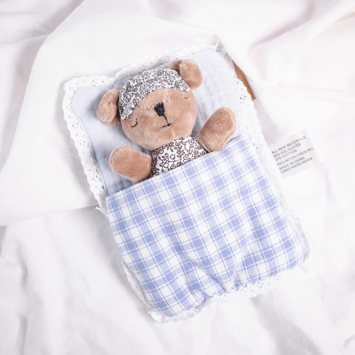Little Animal with Sleeping Bag Plush
