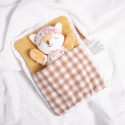 Little Animal with Sleeping Bag Plush