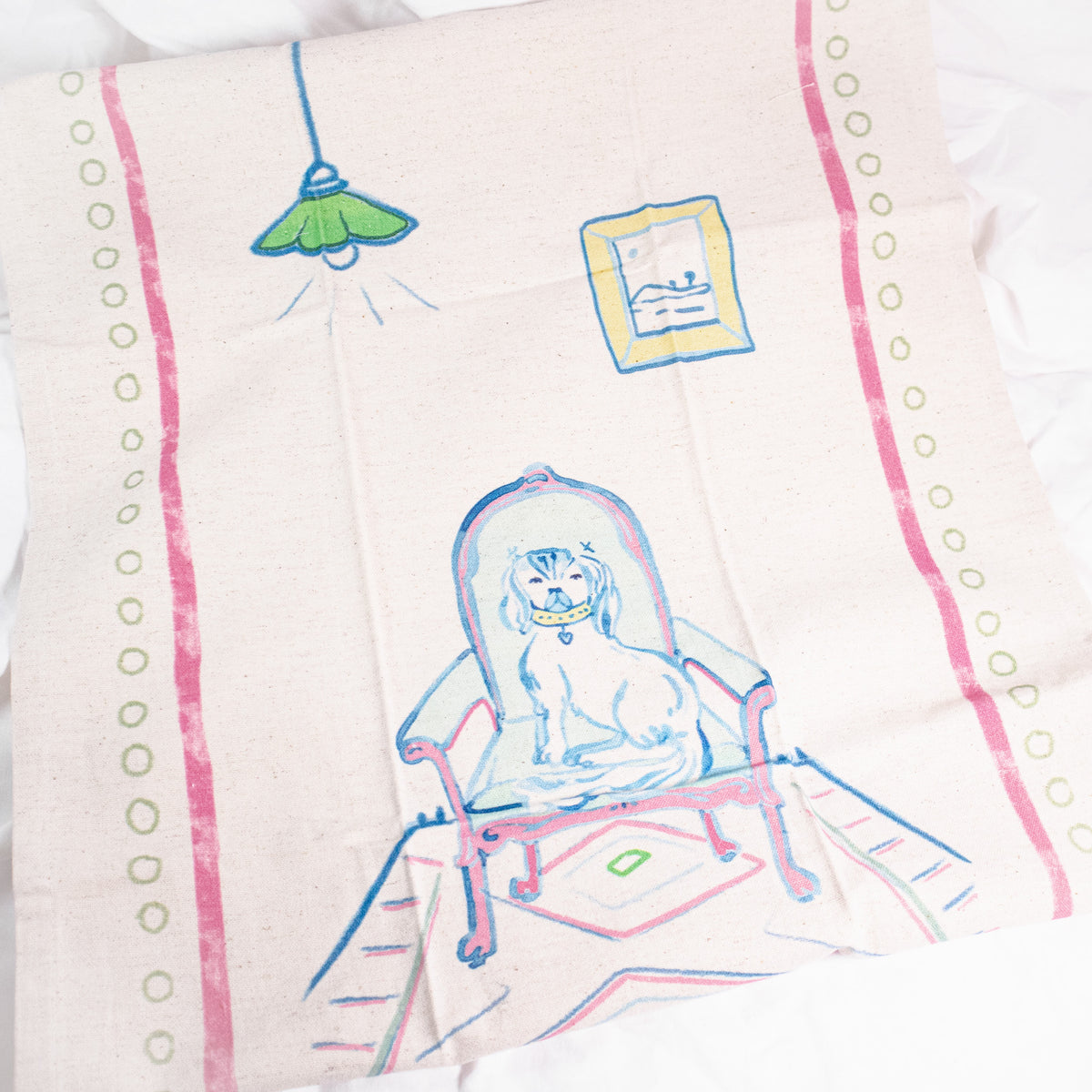 Staffordshire Dog Tea Towel