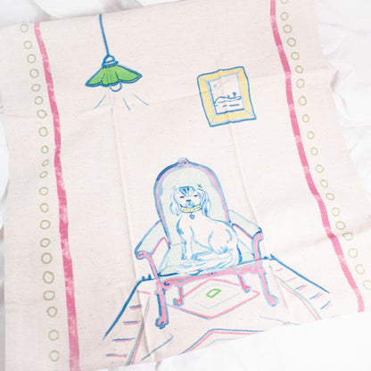 Staffordshire Dog Tea Towel