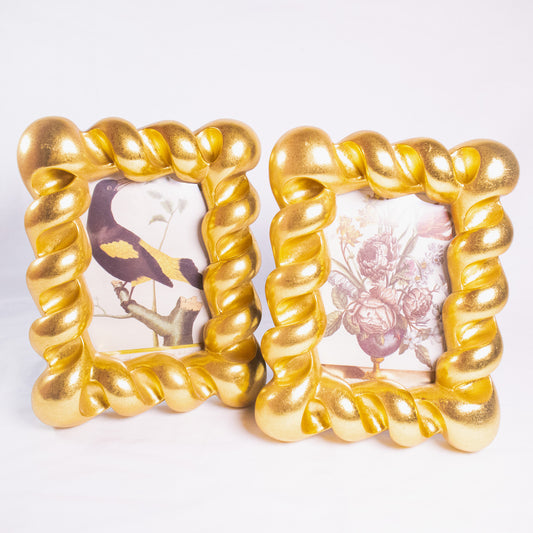 Gold Twisted Photo Frame (Picture Included)