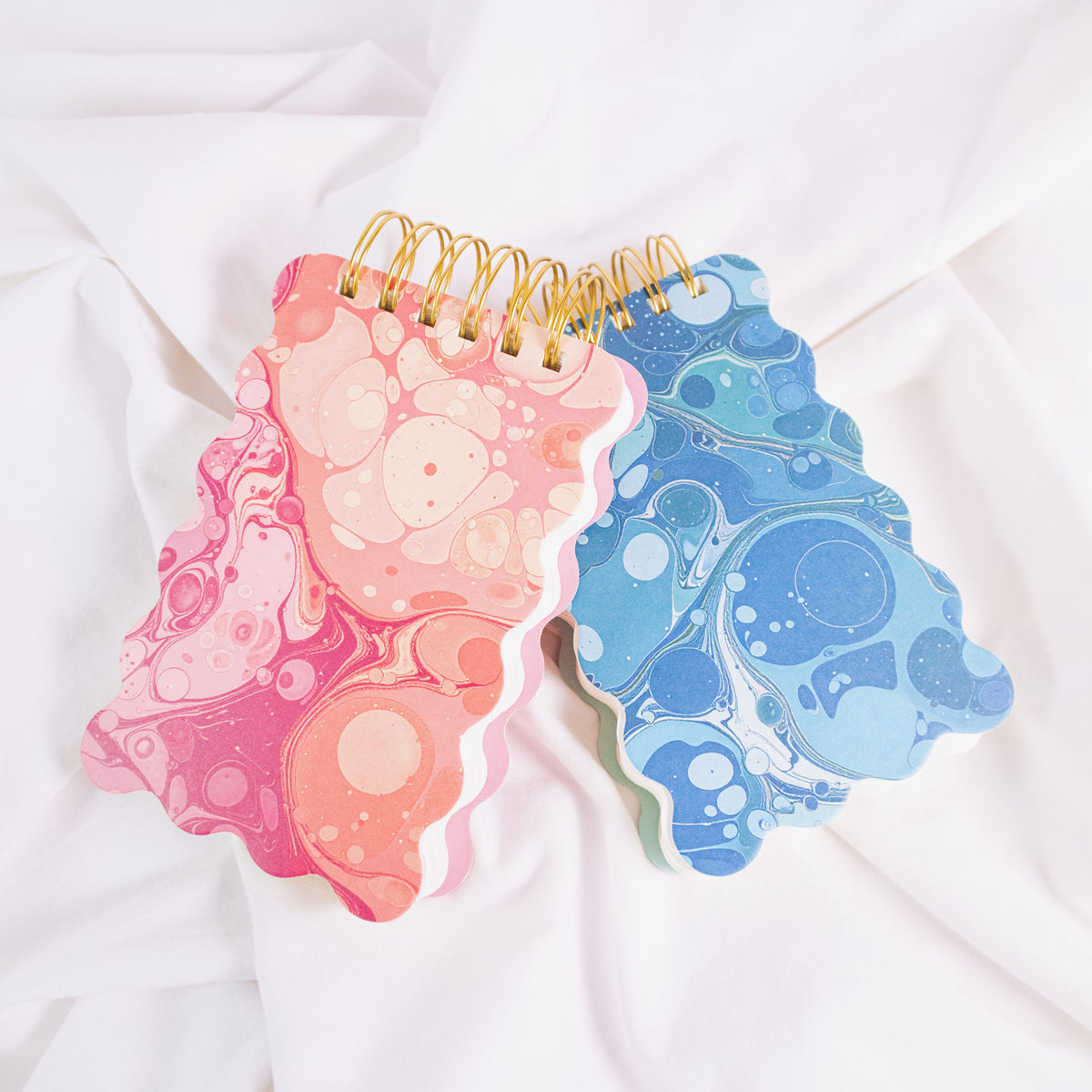 Scalloped Marble Notepad