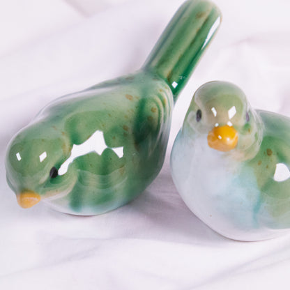 Green Bird Figurine