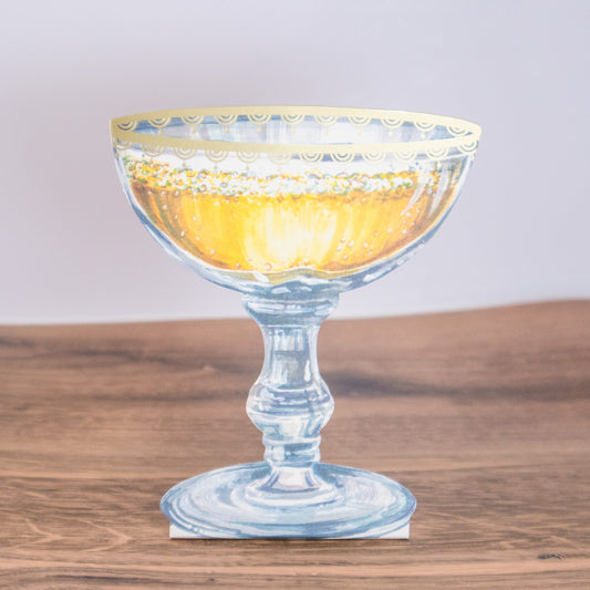 Champagne Coupe Place Cards