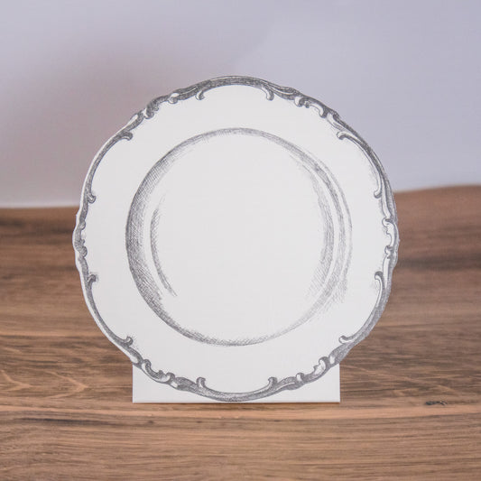 Vintage Plate Place Cards