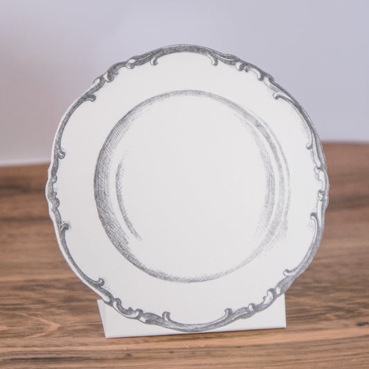 Vintage Plate Place Cards