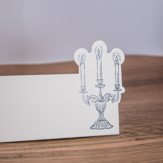 Candelabra Place Cards