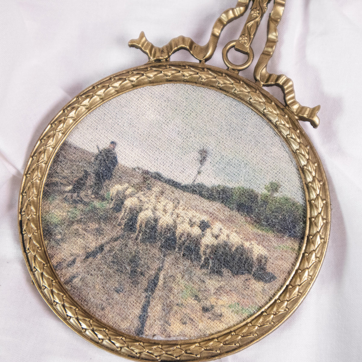 Landscape Hanging Wall Art In Bow Frame