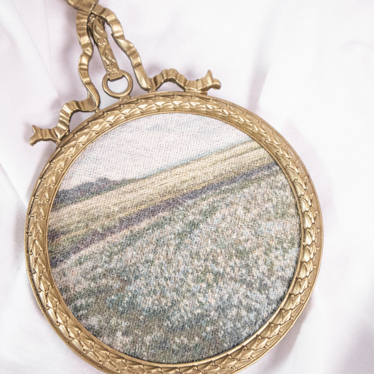 Landscape Hanging Wall Art In Bow Frame
