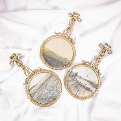 Landscape Hanging Wall Art In Bow Frame