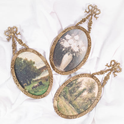 Flowers and Trees Hanging Wall Art in Botanical Frame
