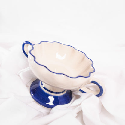 Scalloped Footed Bowl