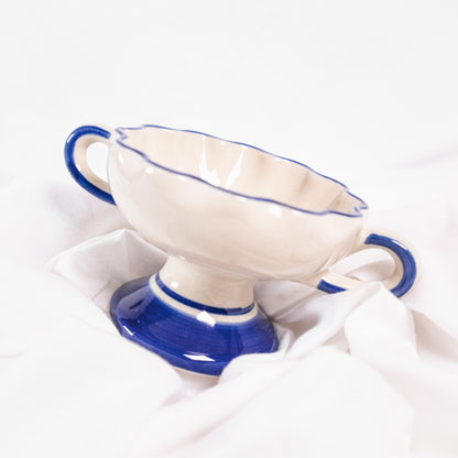 Scalloped Footed Bowl