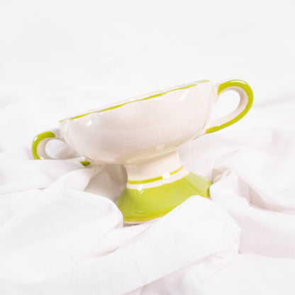 Scalloped Footed Bowl