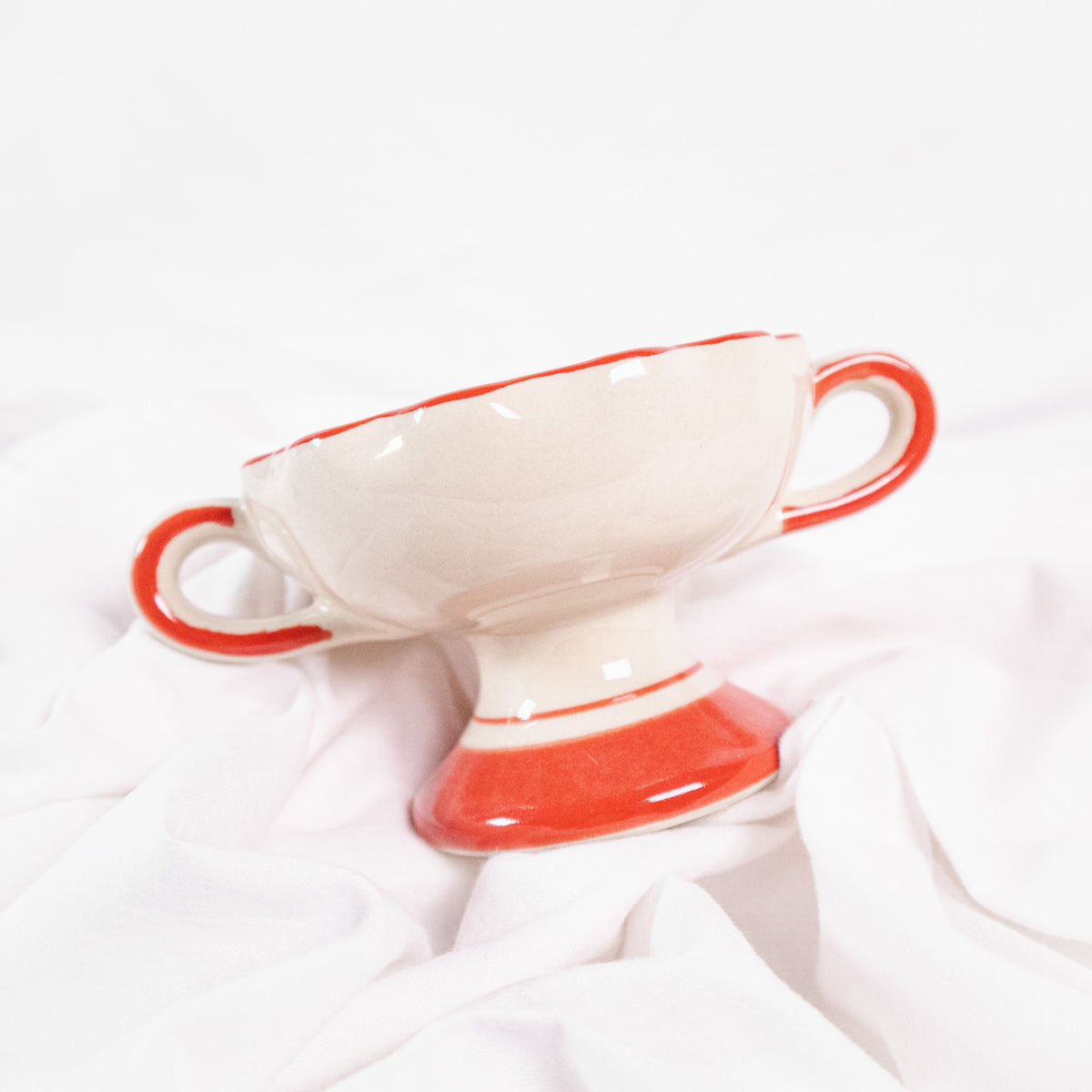 Scalloped Footed Bowl