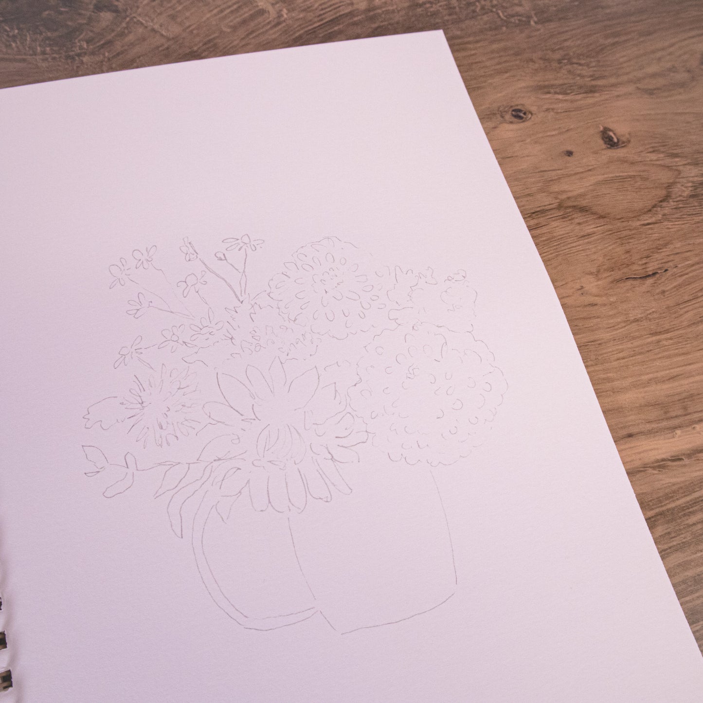 Bouquets Watercolor Workbook