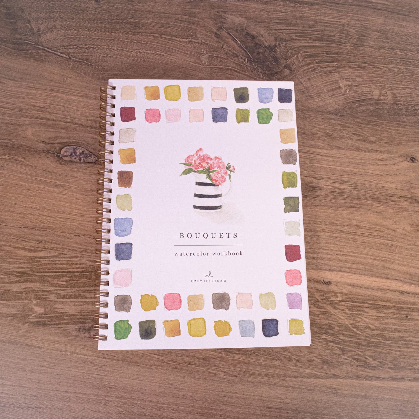 Bouquets Watercolor Workbook