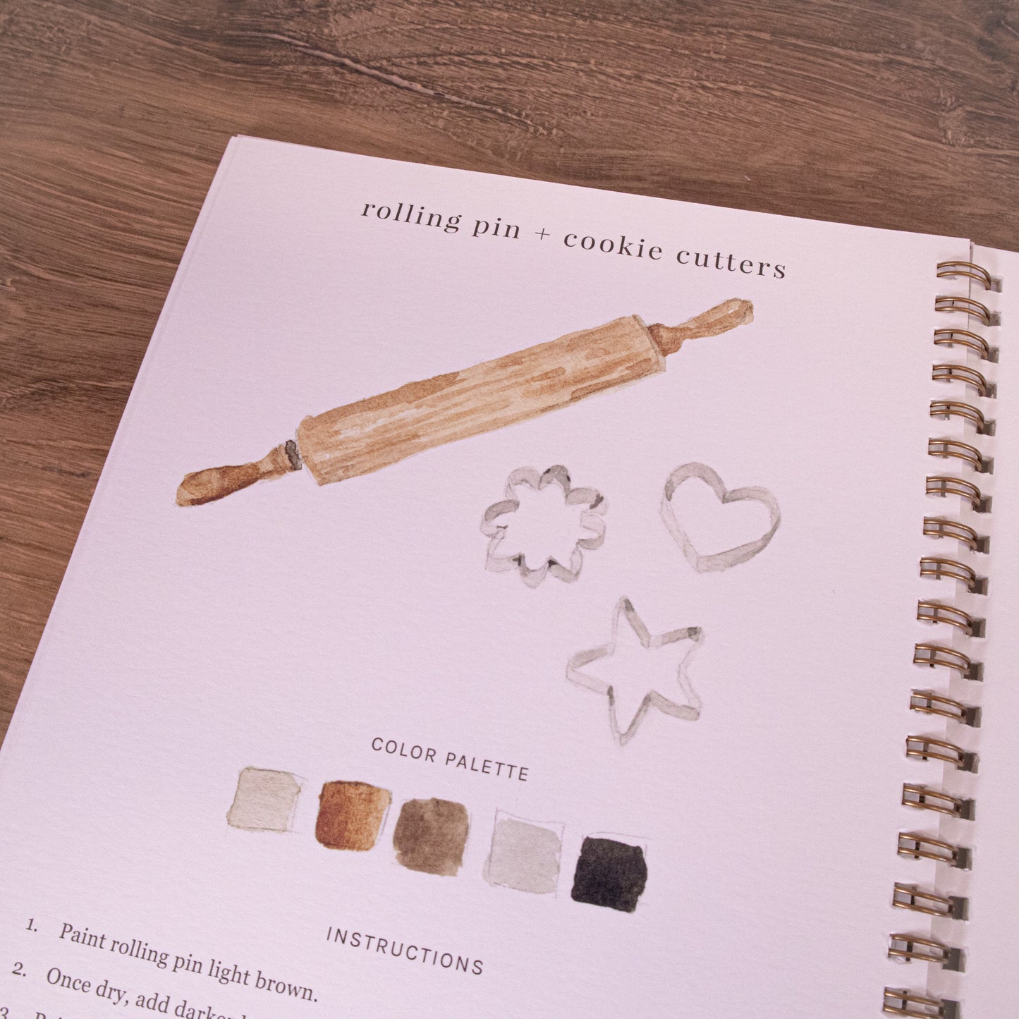 Baking Watercolor Workbook