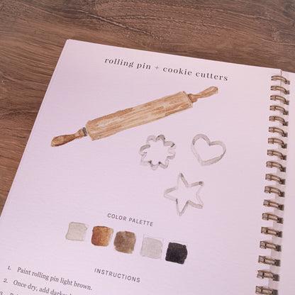 Baking Watercolor Workbook