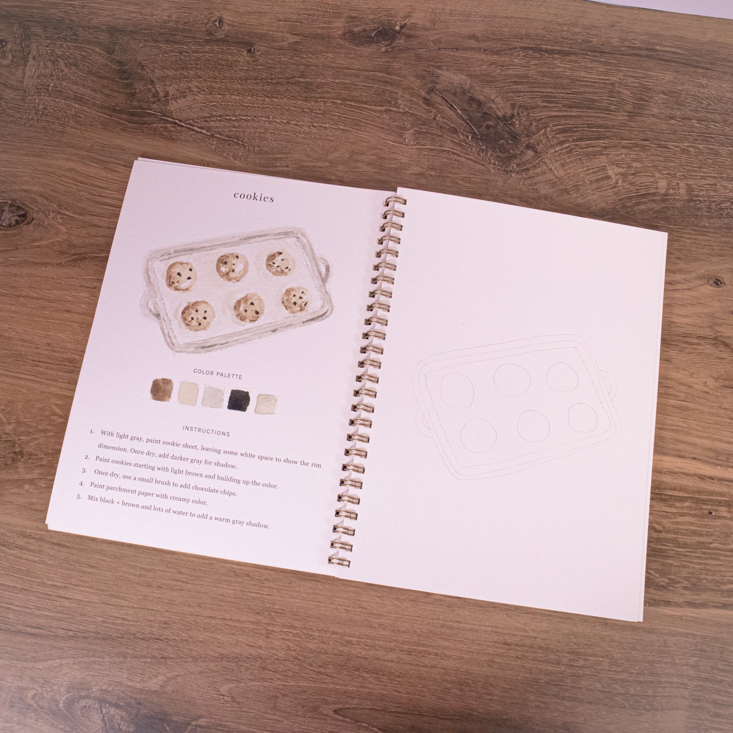 Baking Watercolor Workbook