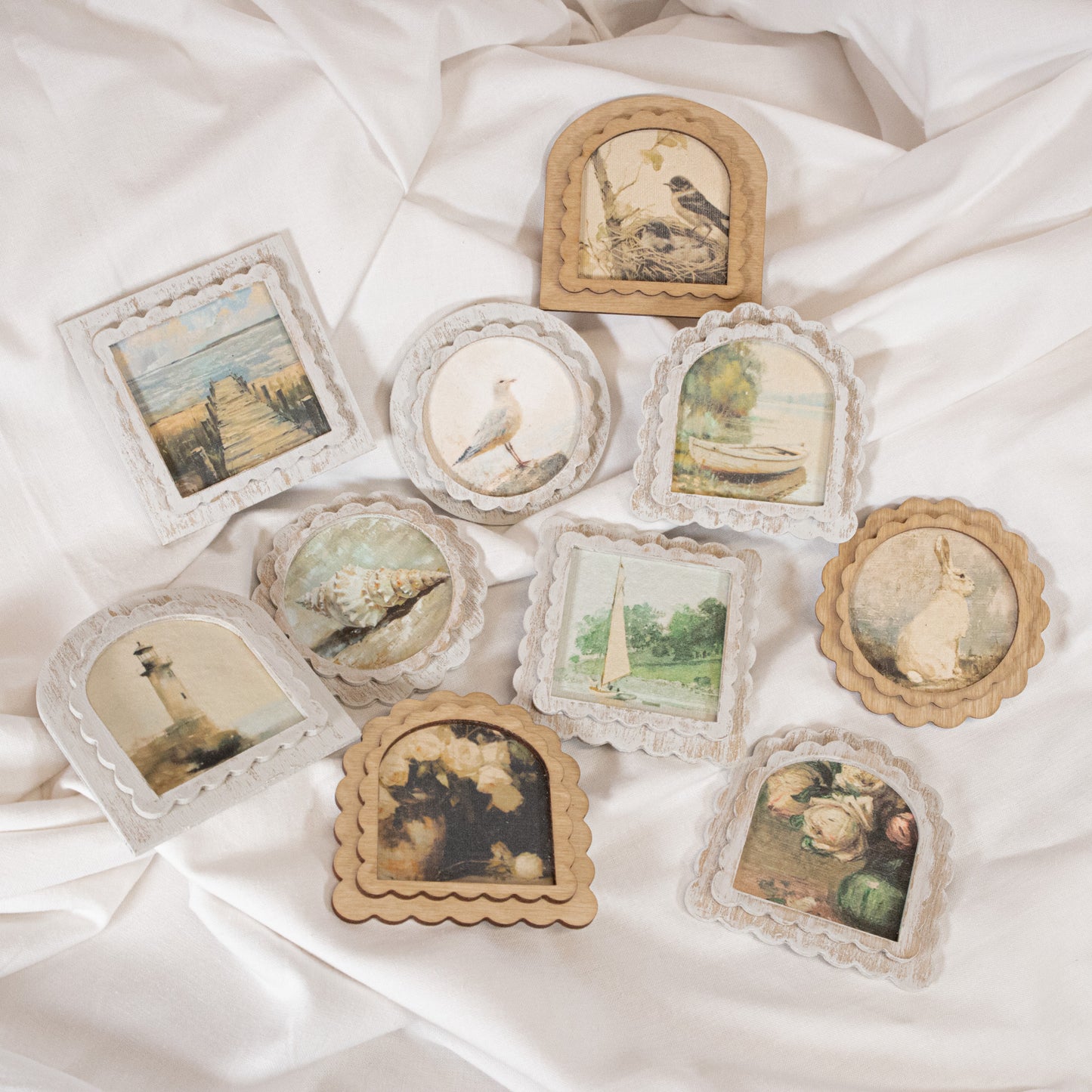 Vintage Wooden Magnet